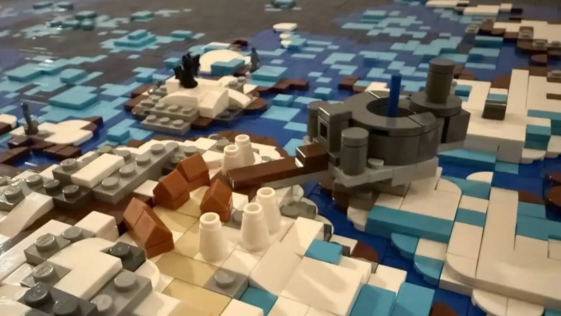 Fã constrói mapa completo de Skyrim com LEGO após 3 anos de trabalho