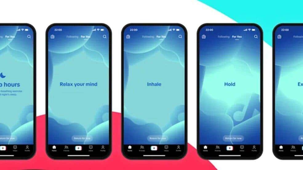 TikTok testa recurso de meditação noturna obrigatória para jovens