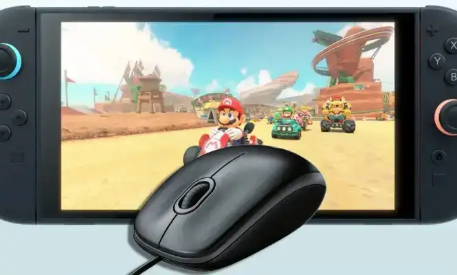 Nintendo Switch 2 surpreende ao permitir uso de mouse USB padrão