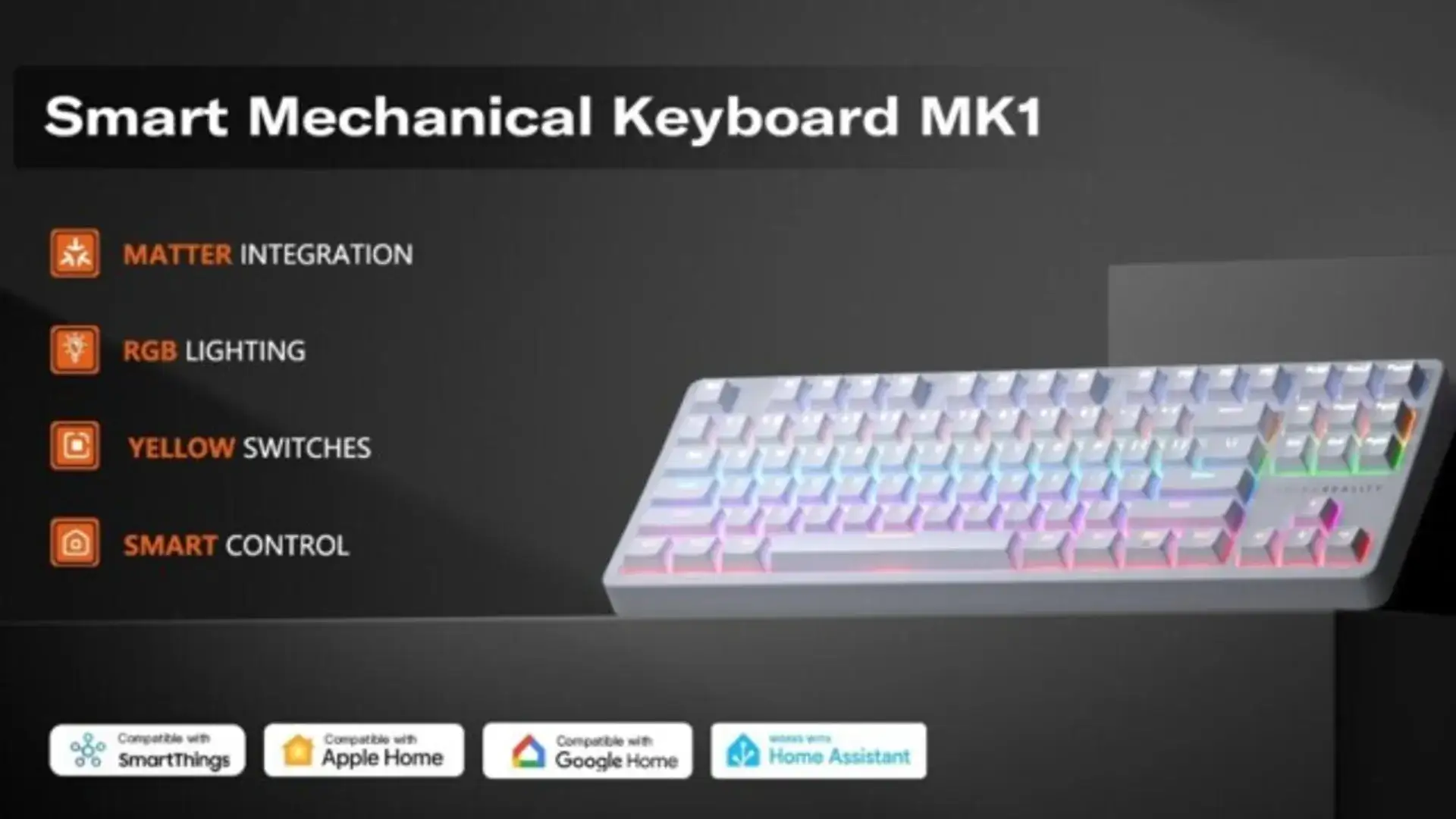 Teclado mecânico da Thirdreality integra controle de dispositivos smart em um único periférico