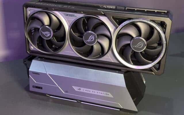 ASUS ROG XG Station 3: eGPU com Thunderbolt 5 para alto desempenho