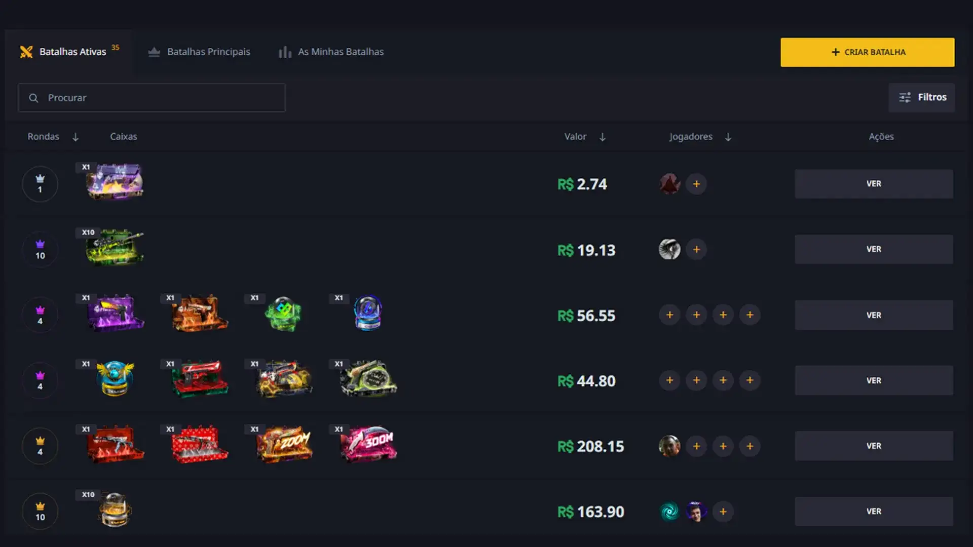 Como funciona a Batalha de Caixas da Hellcase no Counter-Strike?