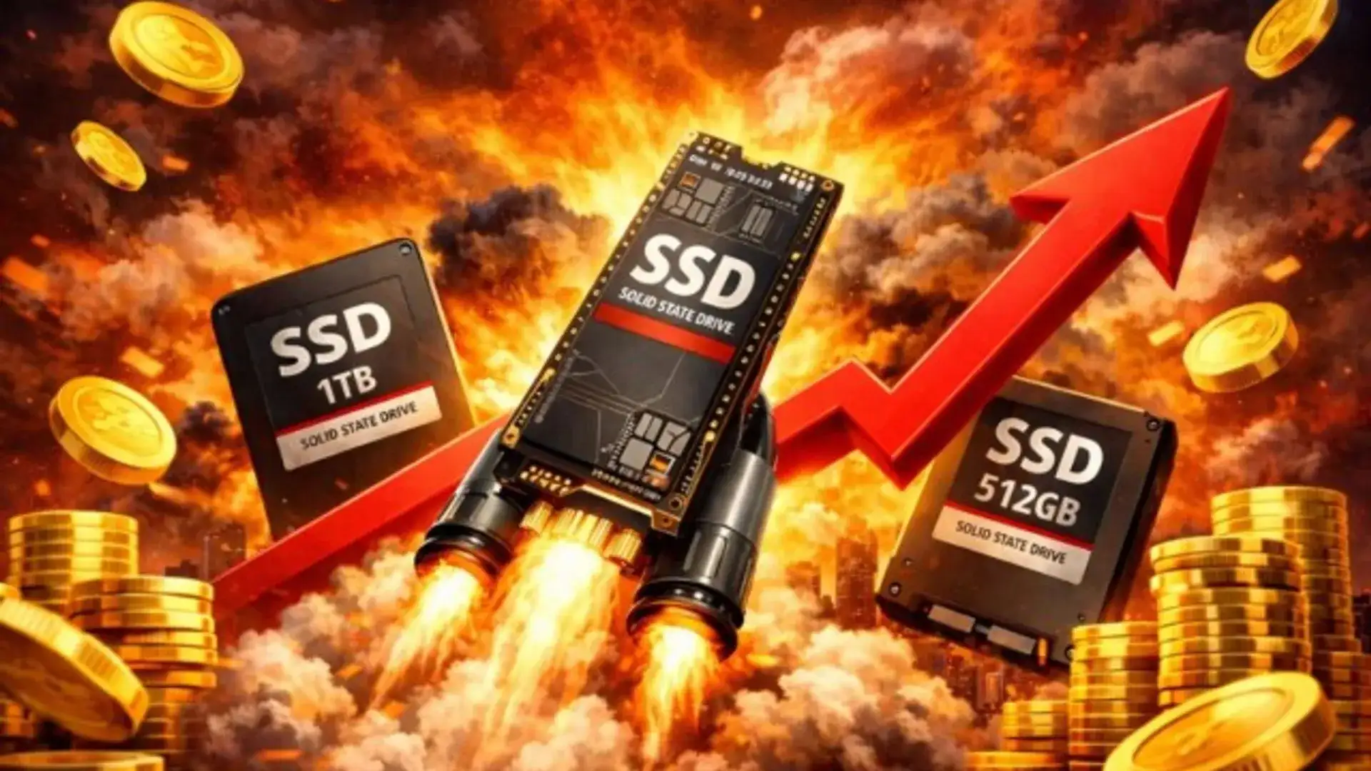 Aumento de preços em SSDs empresariais: o que esperar do mercado de memória NAND