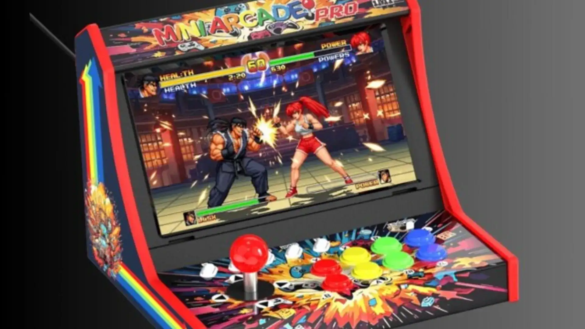 Como o Mini Arcade Pro transforma seu Switch em um fliperama de mesa