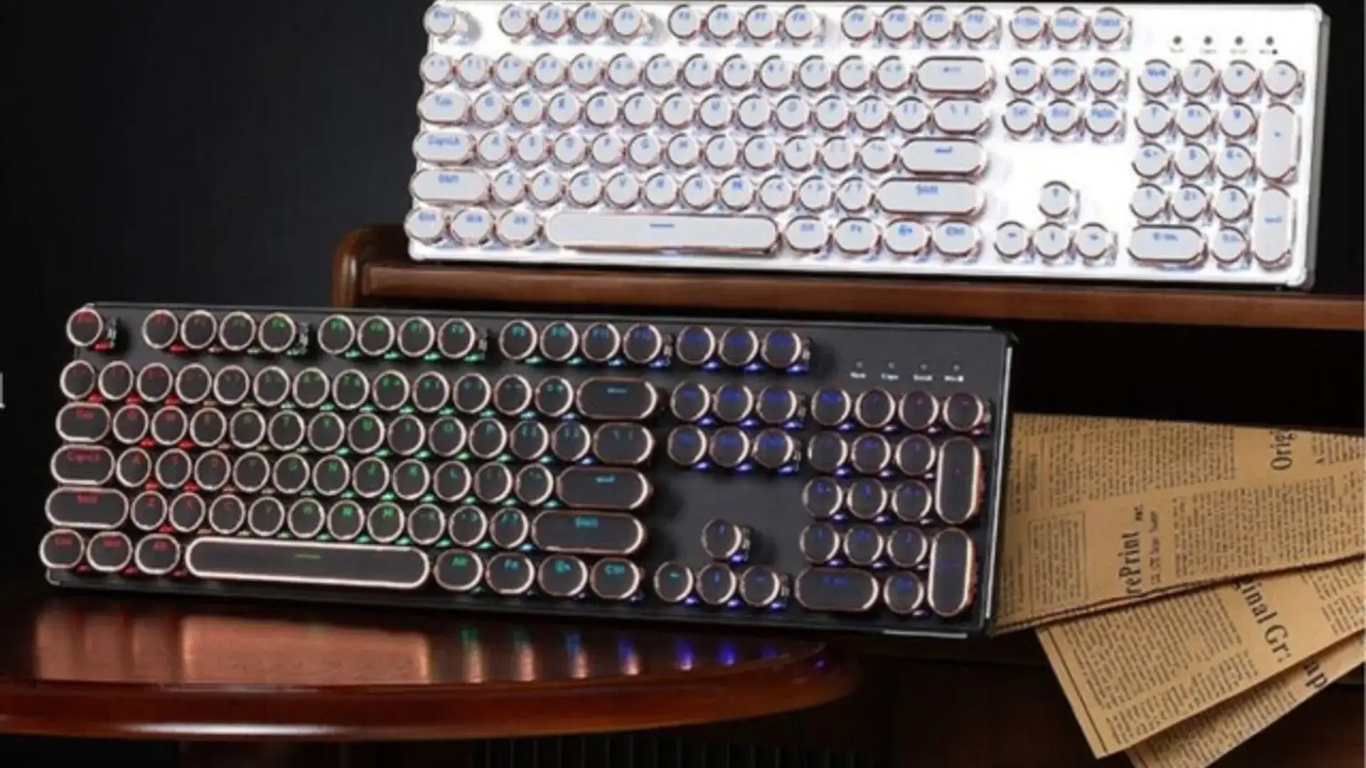 Yunzii QL108: teclado mecânico full-size com estética retrô e tecnologia moderna