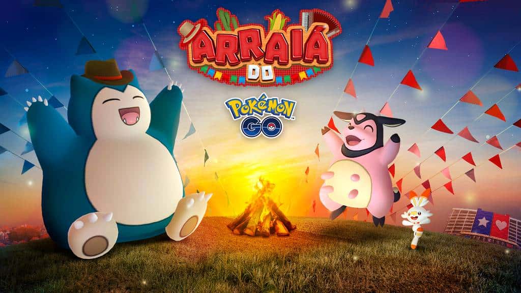 Pokémon Go celebra festas juninas com evento temático e Snorlax exclusivo