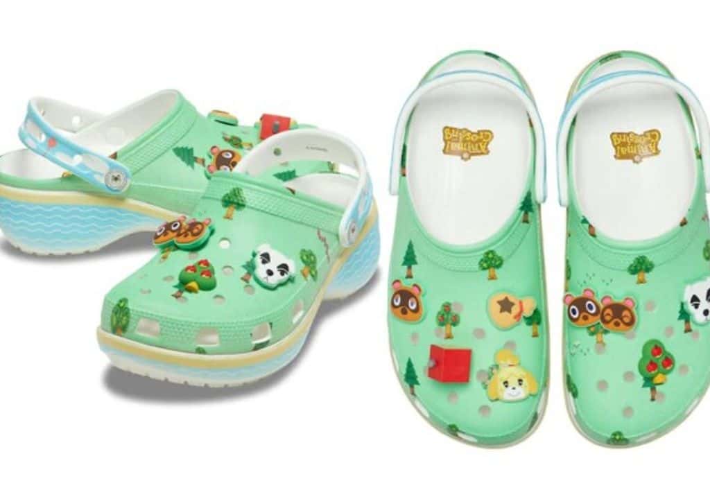 Nintendo e Crocs lançam coleção de calçados inspirados em Animal Crossing