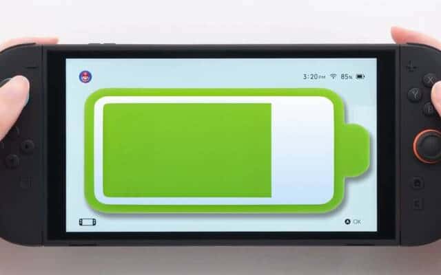 Switch 2 terá modo para preservar bateria limitando carga a 90%