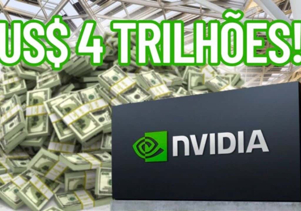 NVIDIA atinge marco histórico com valor de mercado de US$ 4 trilhões