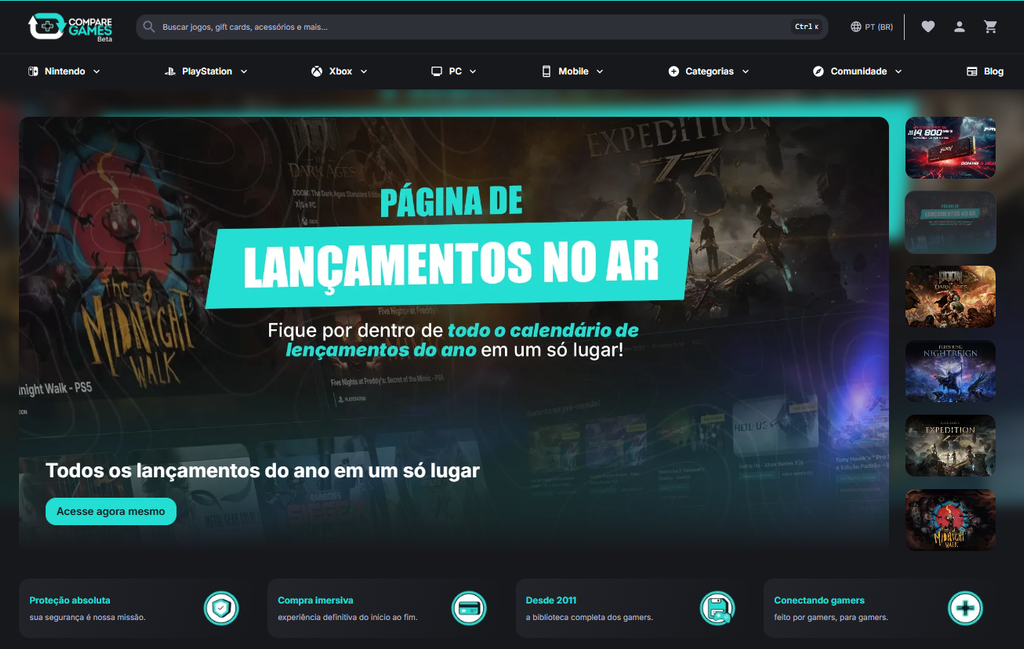 Compare Games: como a plataforma busca revolucionar as compras de jogos no Brasil